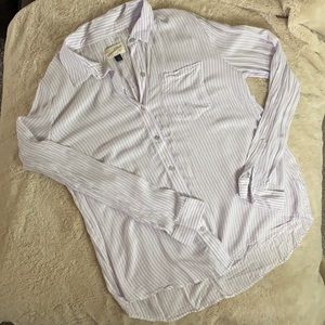 Long sleeve Sheer Button down
